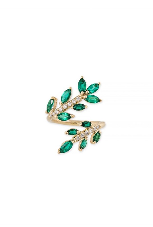 خاتم Vine wrap ring من جاكي آيش Jacquie Aiche