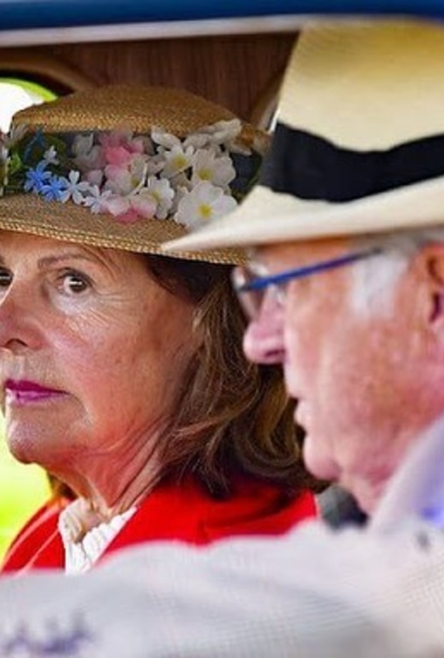 ملك وملكة السويد يحضران فعاليات الرالي الملكي لعام 2021