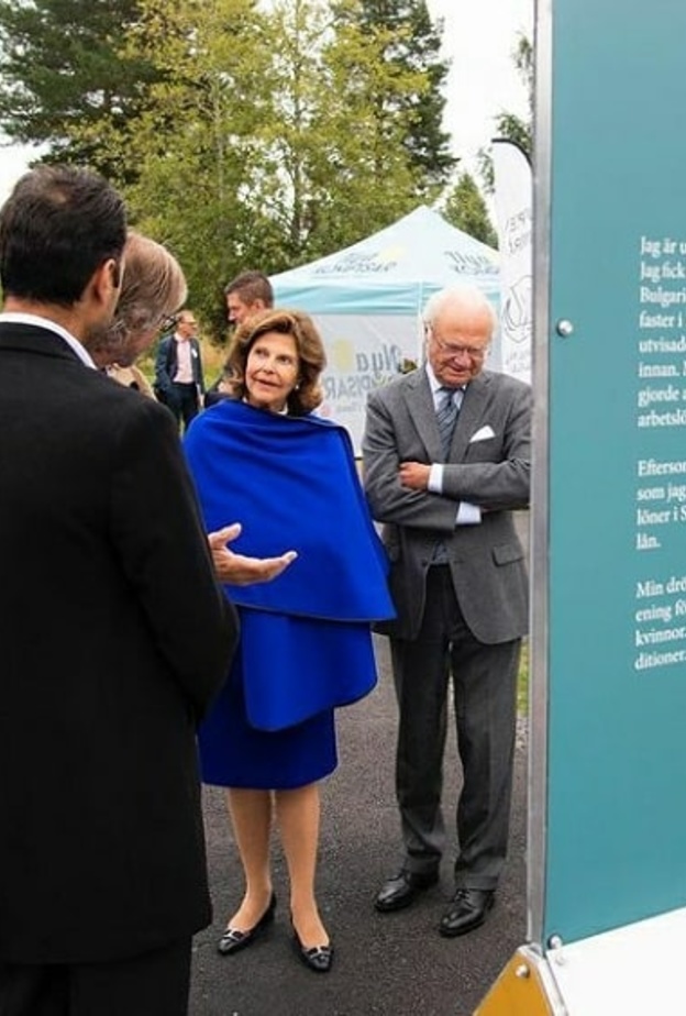 الملك كارل غوستاف والملكة سيلفيا يزوران مقاطعة فاستيرنورلاند