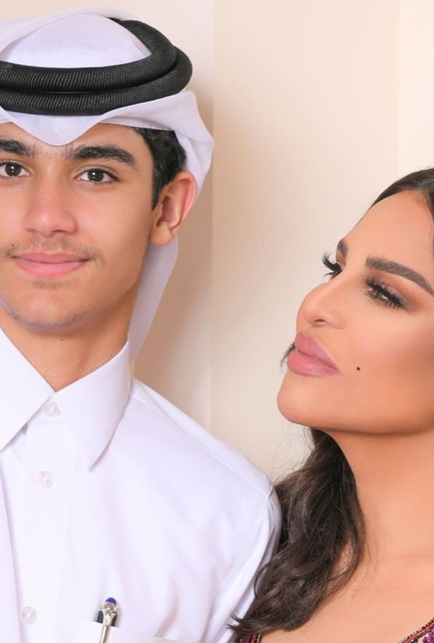 أحلام وابنها فاهد 