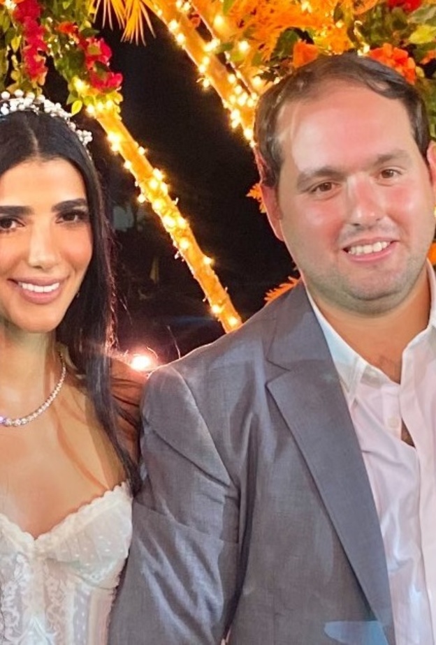 ريم سامي وخطيبها 