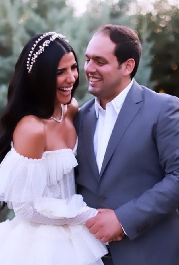 ريم سامي وخطيبها 