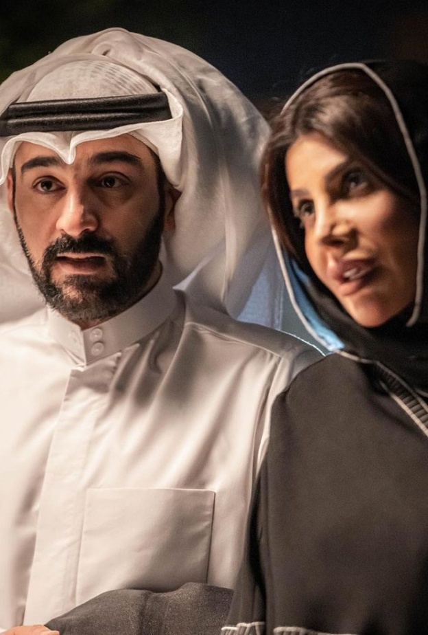 شهاب جوهر وإلهام الفضالة في مسلسل "من بعدي الطوفان"