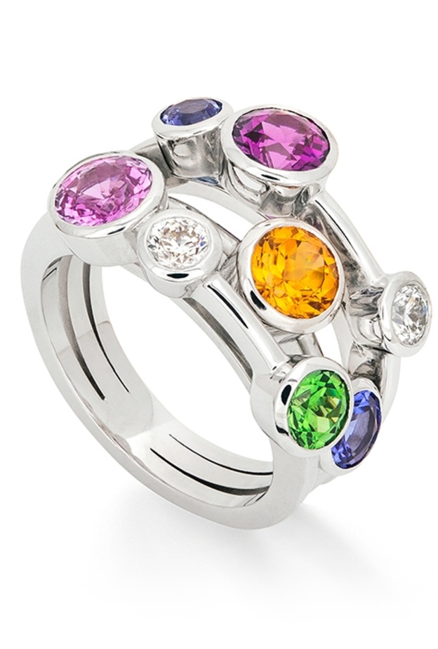  خاتم Raindance Rainbow Watercolour من بودلز Boodles