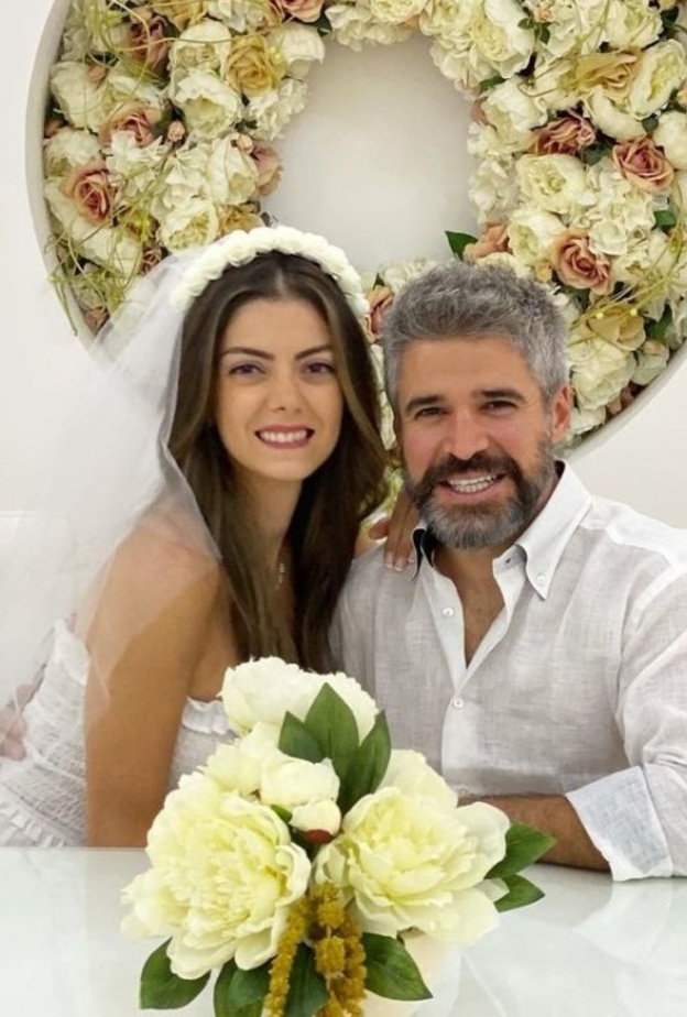 نبيل عجرم وزوجته