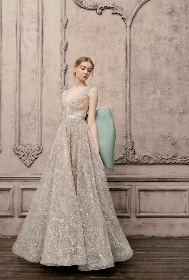  فساتين زفاف بألوان الباستيل@jimmychoo