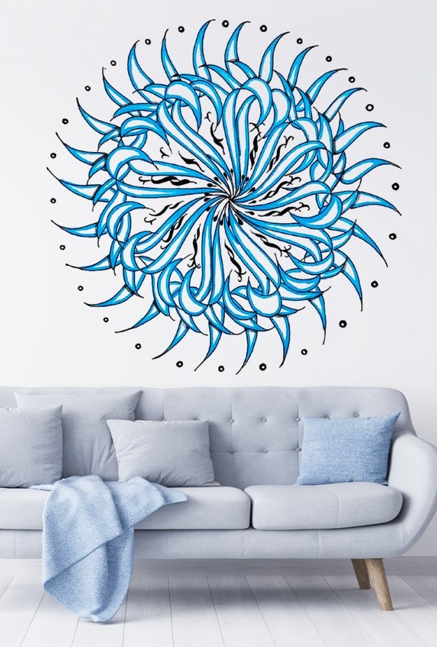  عمل ود للفنان عبدالله الحسين من مجموعة الخط العربي المصدرabdullh alhussain