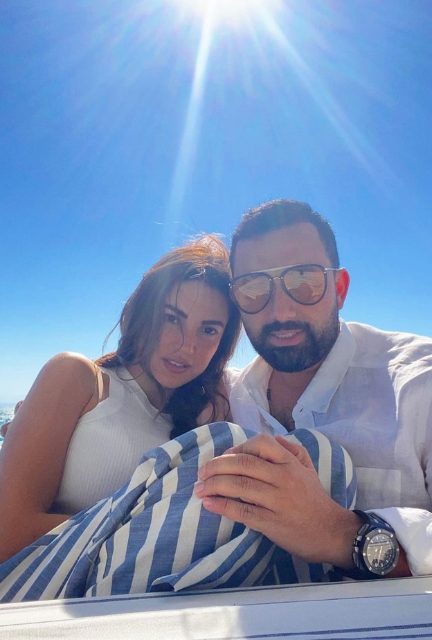 درة وزوجها هاني سعد 