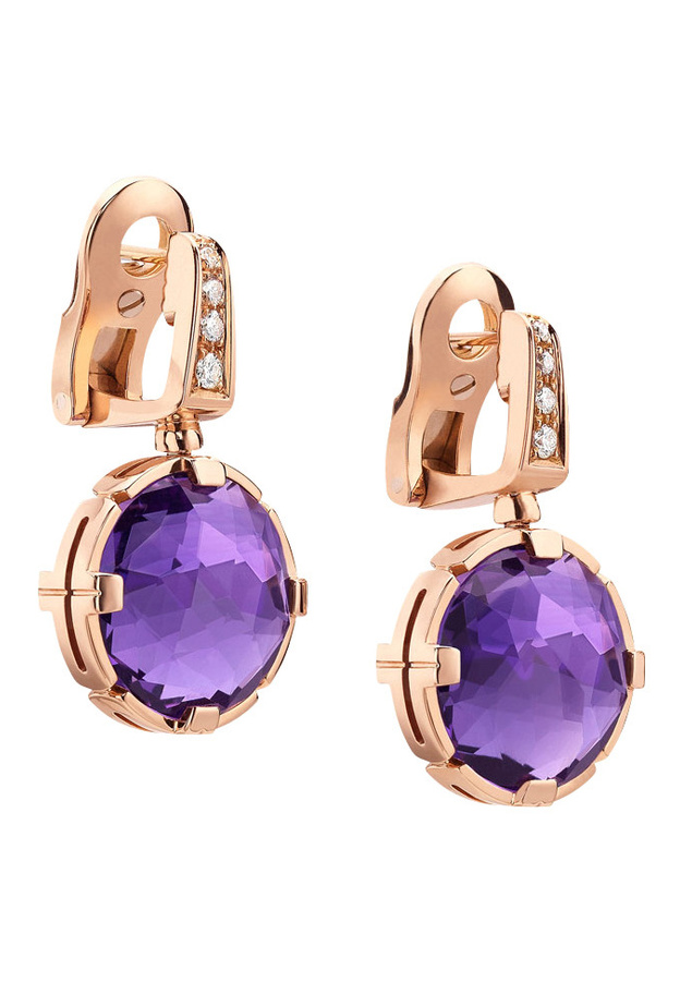  مجوهرات ناعمة للعروس باللون البنفسجي من دار Bvlgari