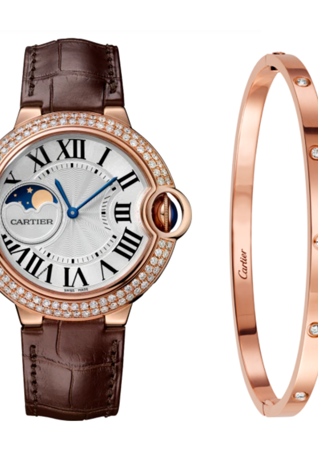 ساعة وسوار من كارتييه Cartier