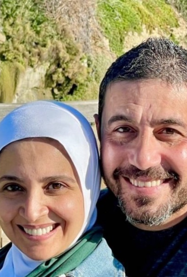 حنان ترك مع زوجها