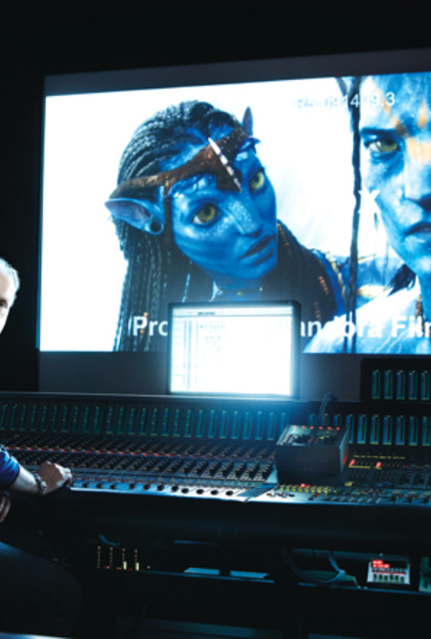 جميس كاميرون اثناء تصوير avatar