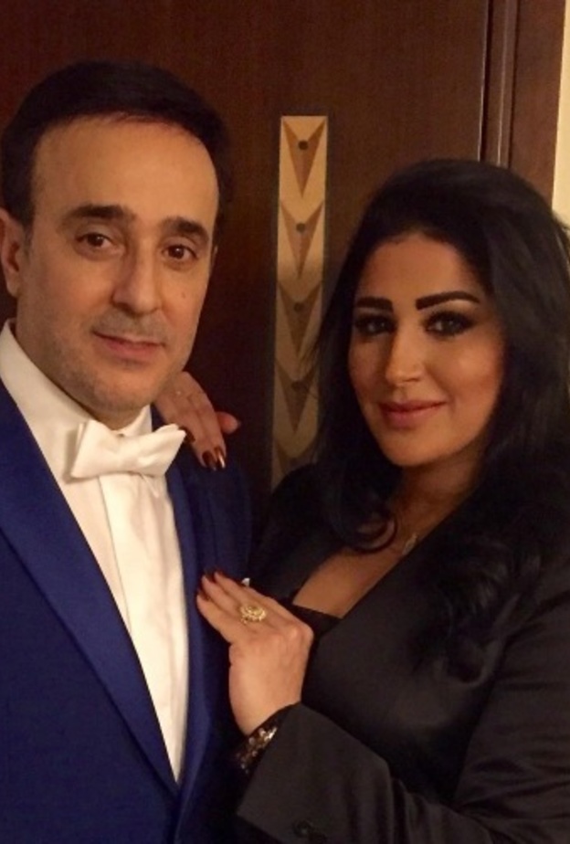 صابر الرباعي وزوجته