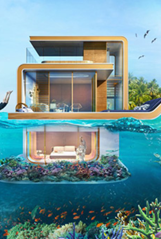 الفلل العائمة في دبي .. اتجاه جديد في عالم العقارات
