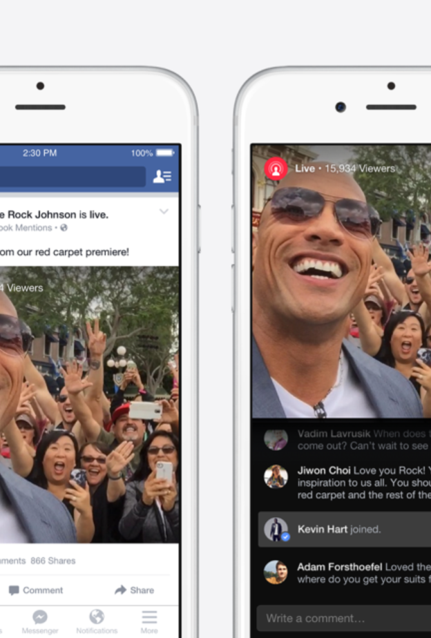 خدمة البث المباشرة Live من فيس بك فقط للمشاهير!
