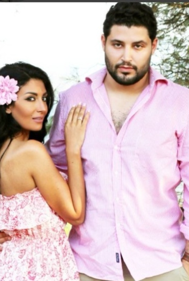 رويدا عطية وخطيبها