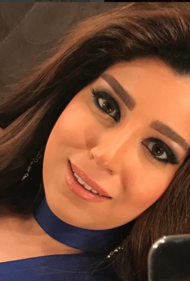 آيتن عامر تحتفل بعيد زواجها الثاني