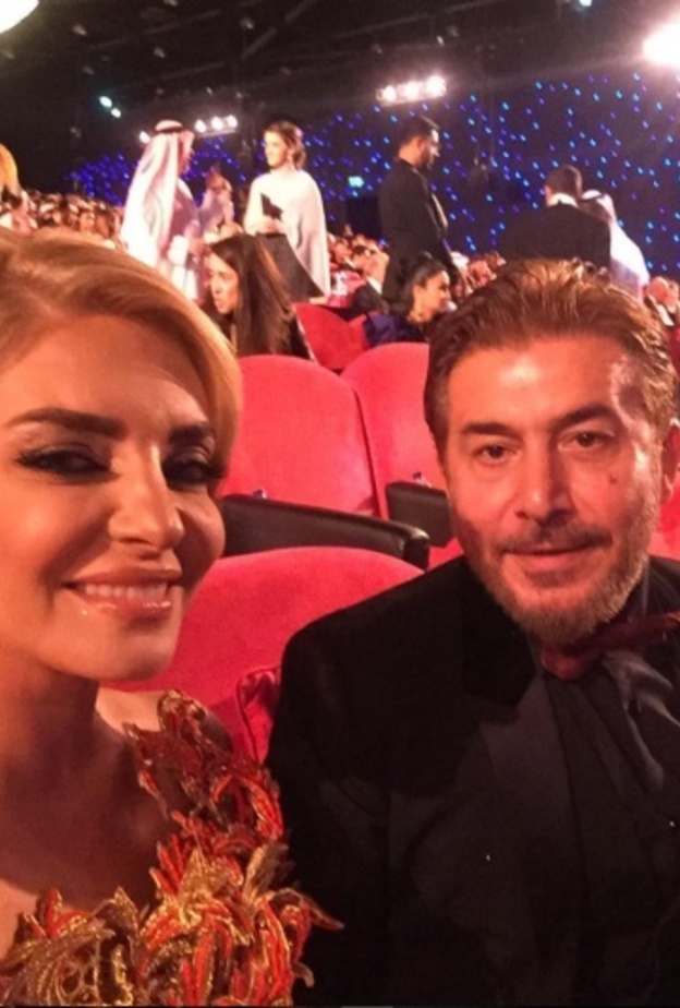 عابد فهد وزوجته