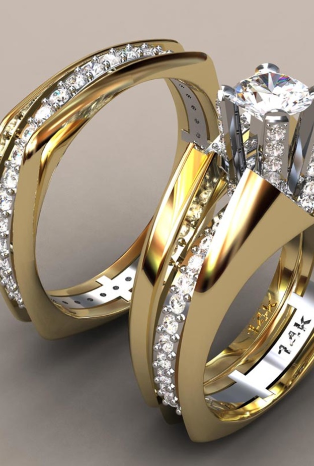 خاتم مربع من tiffany &co