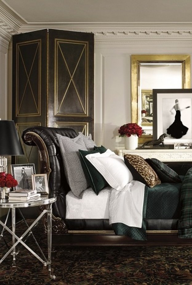 غرفة نوم راقية من رالف لورين 