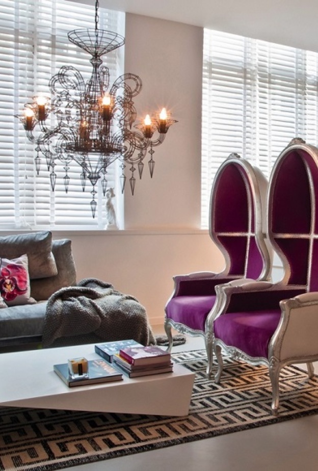 الرمادي مع الأصفر في غرفة النوم 