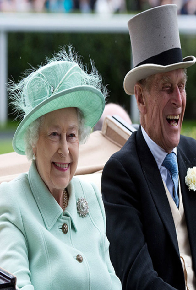 الملكة إليزابيث والأمير فيليب