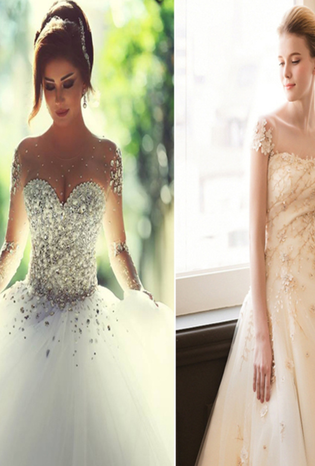 اطلالة مميزة للعروس