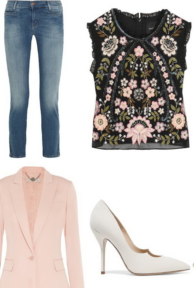 اطلالة رسمية ملفتة بالشك الناعم والأنثوي