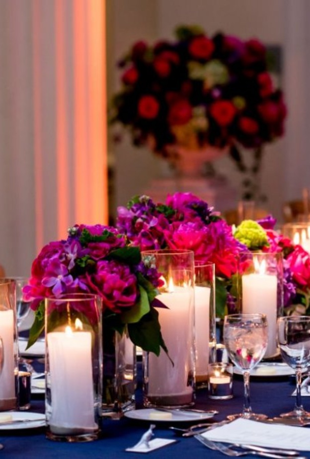 استخدمي لون الفوشيا لحفل زفاف مبهر و ساحر