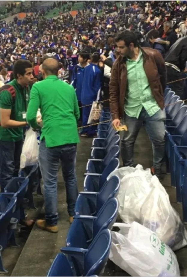 الصور التي تداولها الجميع لمبادرة الطلاب المبتعثين