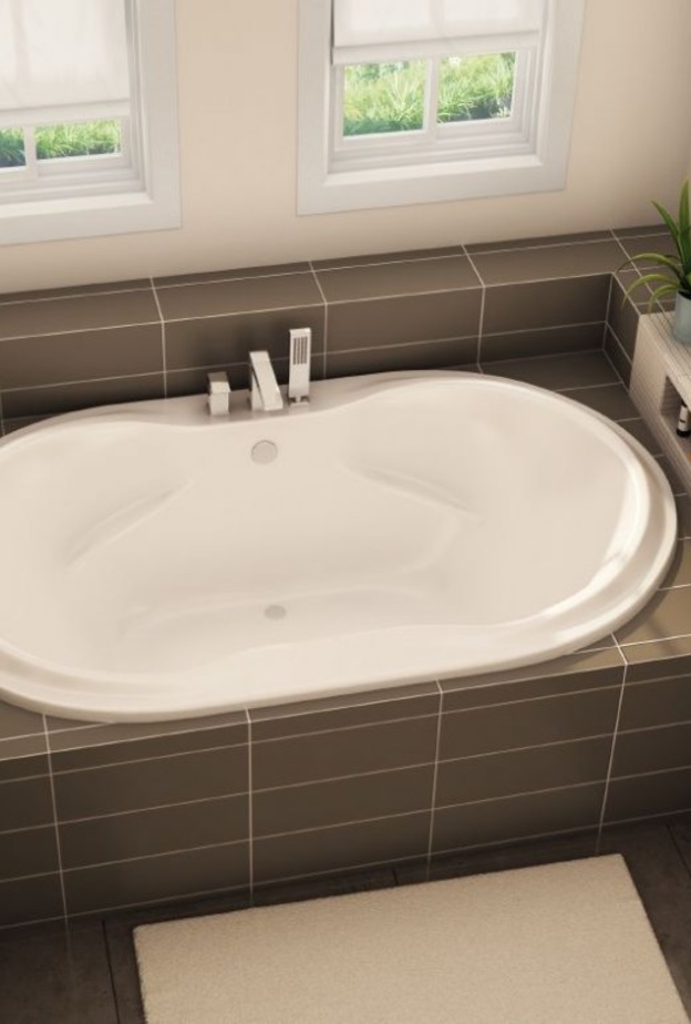 بالصور أجمل ديكورات احواض الاستحمام في الحمام