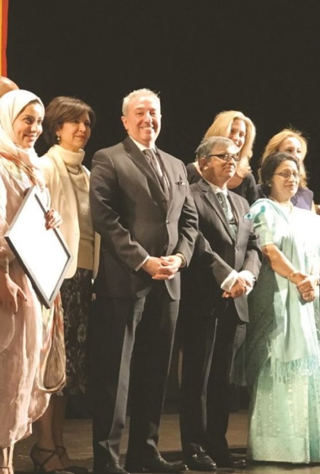 رشا البواردي سعودية كرِمت في يوم المرأة العالمي في نيويورك