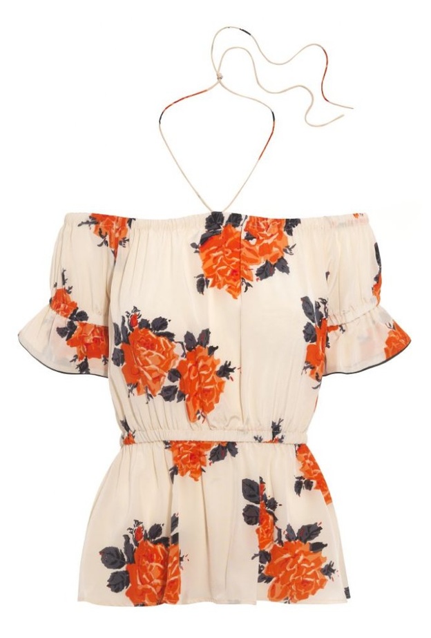 تنورة بالورود