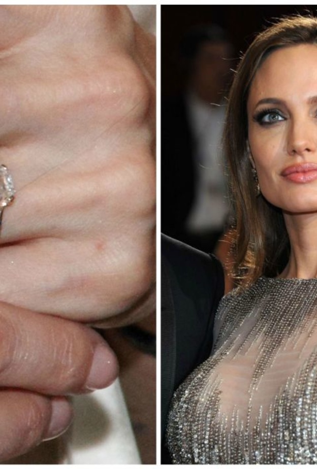 خاتم الخطوبة الخاص بـ أنجيلينا جولي