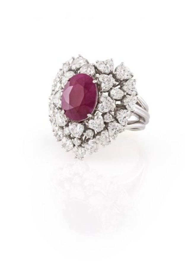 خاتم ماسي من مجوهرات ابراهيم زين