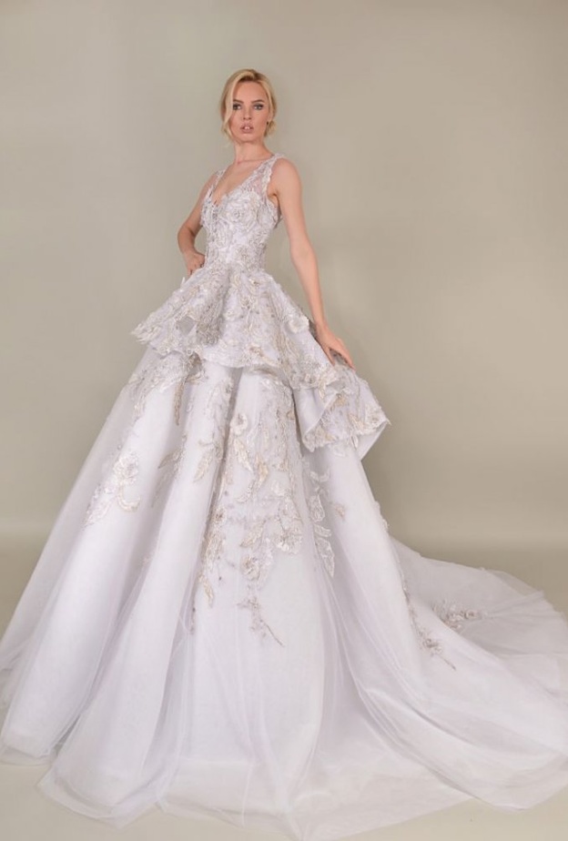 اناقة فستان زفاف توفيق حطب