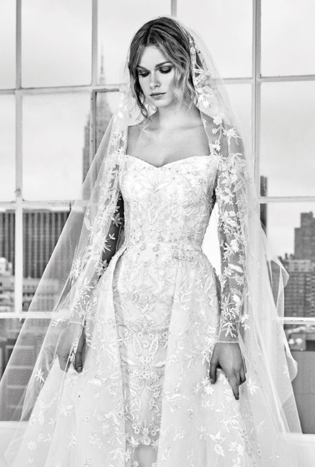 موديلات فساتين زفاف فخمة
