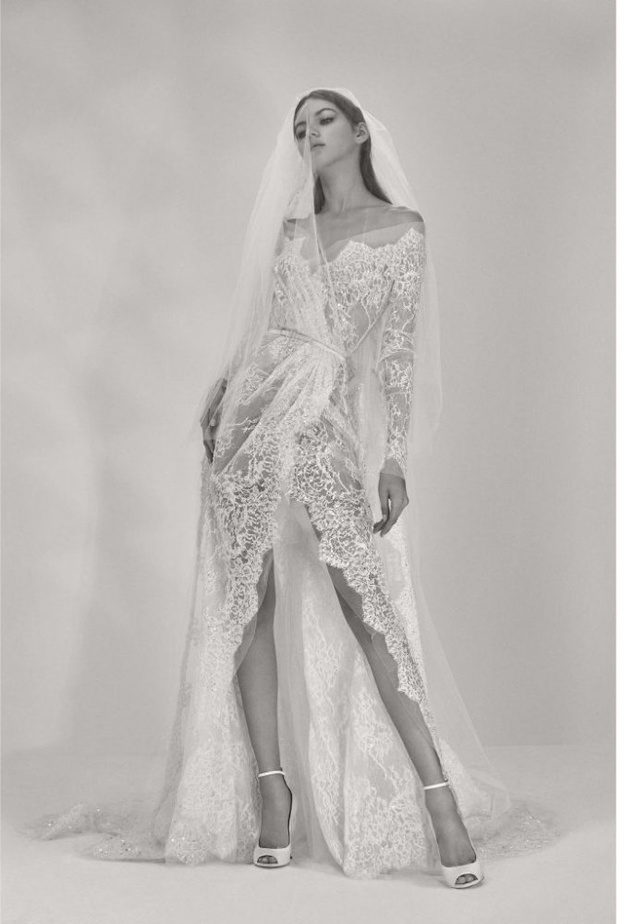 صور فساتين زفاف من دار أزياء إيلى صعب من مجموعة ربيع 2017