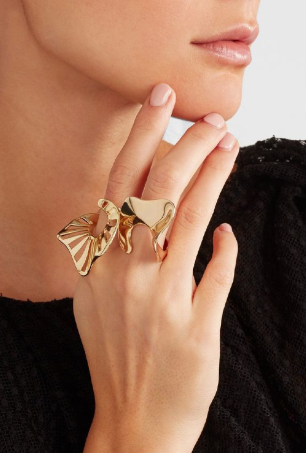 Arme De L'Amour خاتم ذهبي مبتكر من