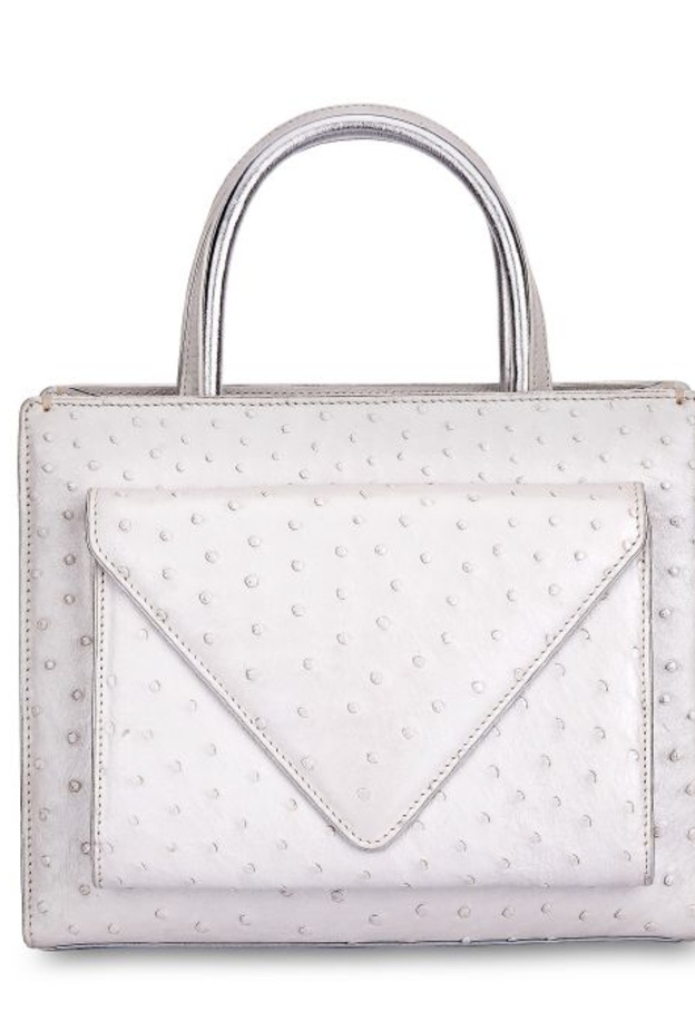 Mail To Me Pearl White OSTRICH