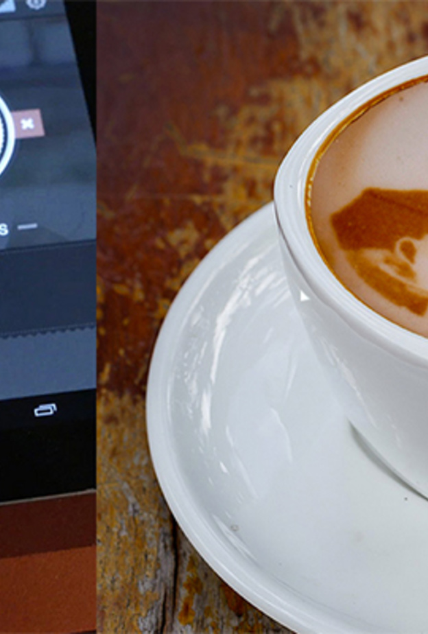 بالفيديو: " ريبل ميكر" .. تطبع صورتك على قهوتك!