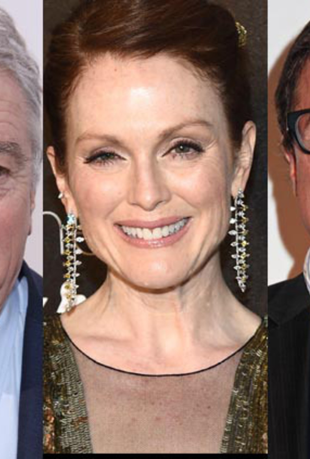 الثلاثي دايفيد أو راسل وجوليان مور وربروت دي نيرو