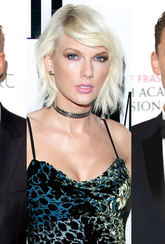 تايلور سويفت و توم هيدليستون و كالفين هاريس 