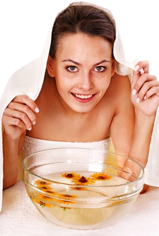 بخار الماء تنظيف البشرة