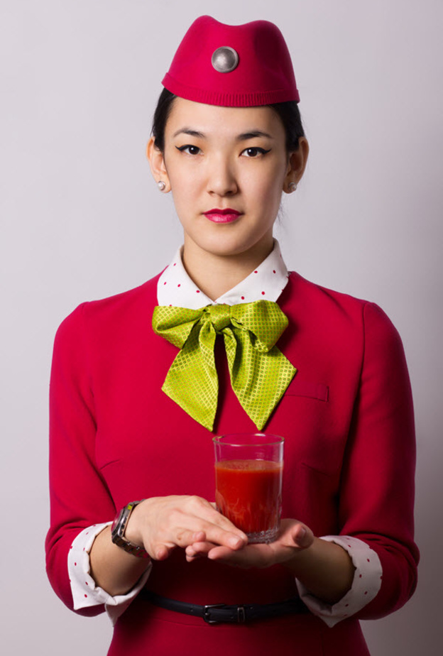 عصير الطماطم هو الأكثر طلباً على متن الطائرات