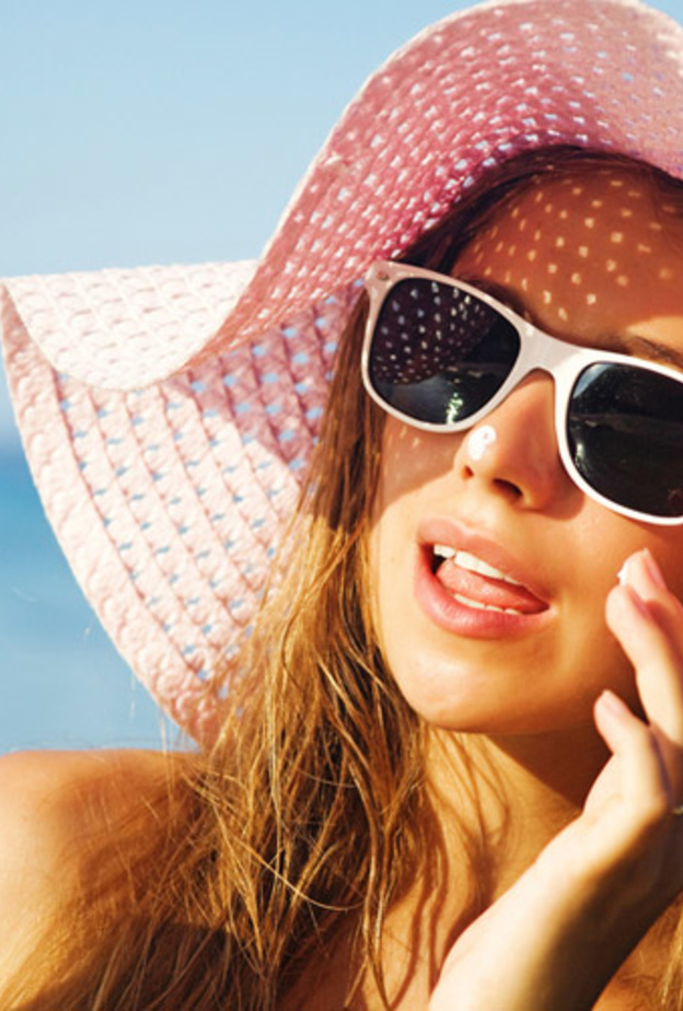 حماية الوجه و الجسم اثناء التعرض للشمس