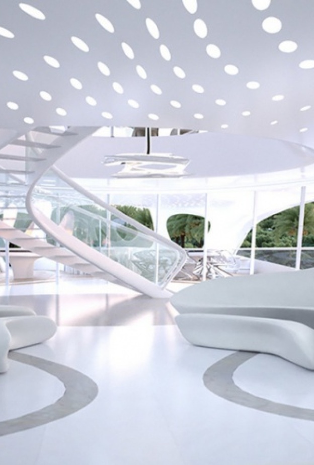 المعمارية العراقية "زها حديد" تصمم أروع يخت في العالم