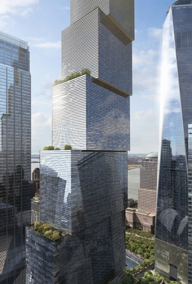 الكشف عن تصميم برجي التجارة العالمية في نيويورك