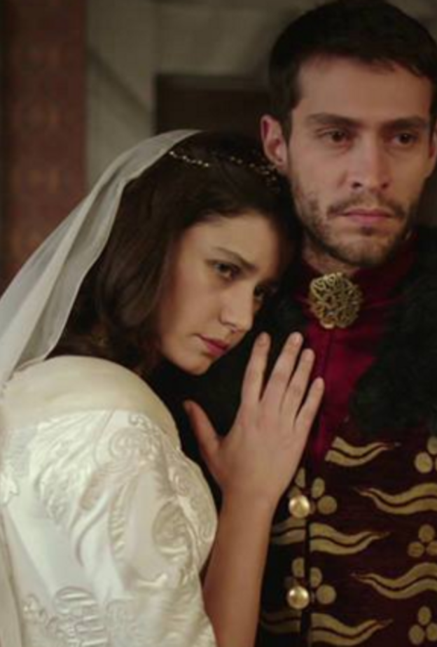 مشهد من مسلسل  السلطانة كوسيم