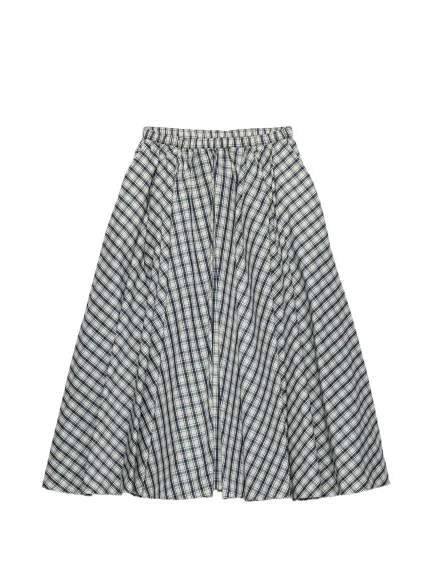 تنورة كاروهات من Prada